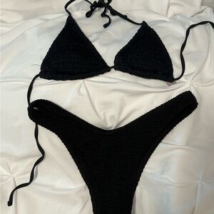 Small black bikini